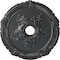 Ekena Millwork Attica with Rose Ceiling Medallion (Fits Canopies up to 4 1/2"), 26"OD x 3 3/4"ID x 1 1/2"P, Pewter CM26ATPES - alternate 1